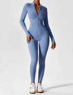 Lina Women's Bodysuit | Breathable Fabric, Full Zip 15