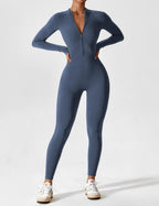 Lina Women's Bodysuit | Breathable Fabric, Full Zip 19