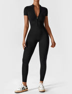 Lina Women's Bodysuit | Breathable Fabric, Full Zip 6