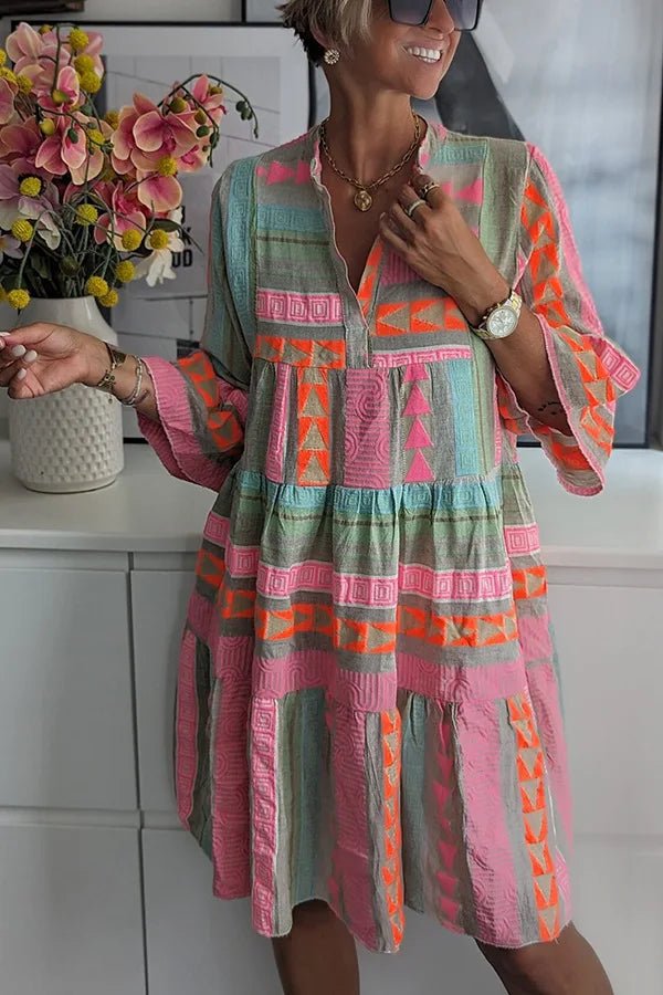 Lissie Damska Sukienka Wiosenna | Styl Vintage, Kształt A, Komfortowa 2