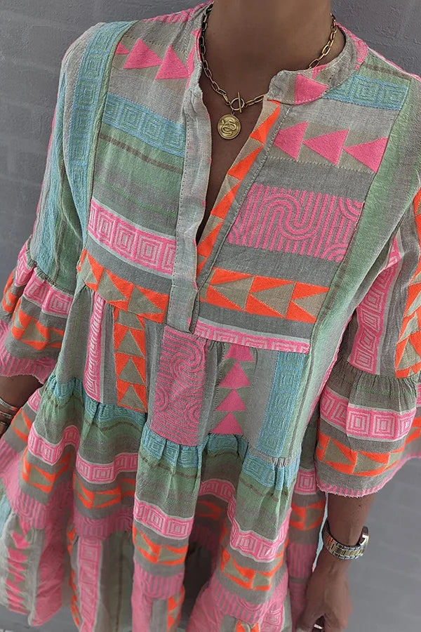 Lissie Damska Sukienka Wiosenna | Styl Vintage, Kształt A, Komfortowa 3