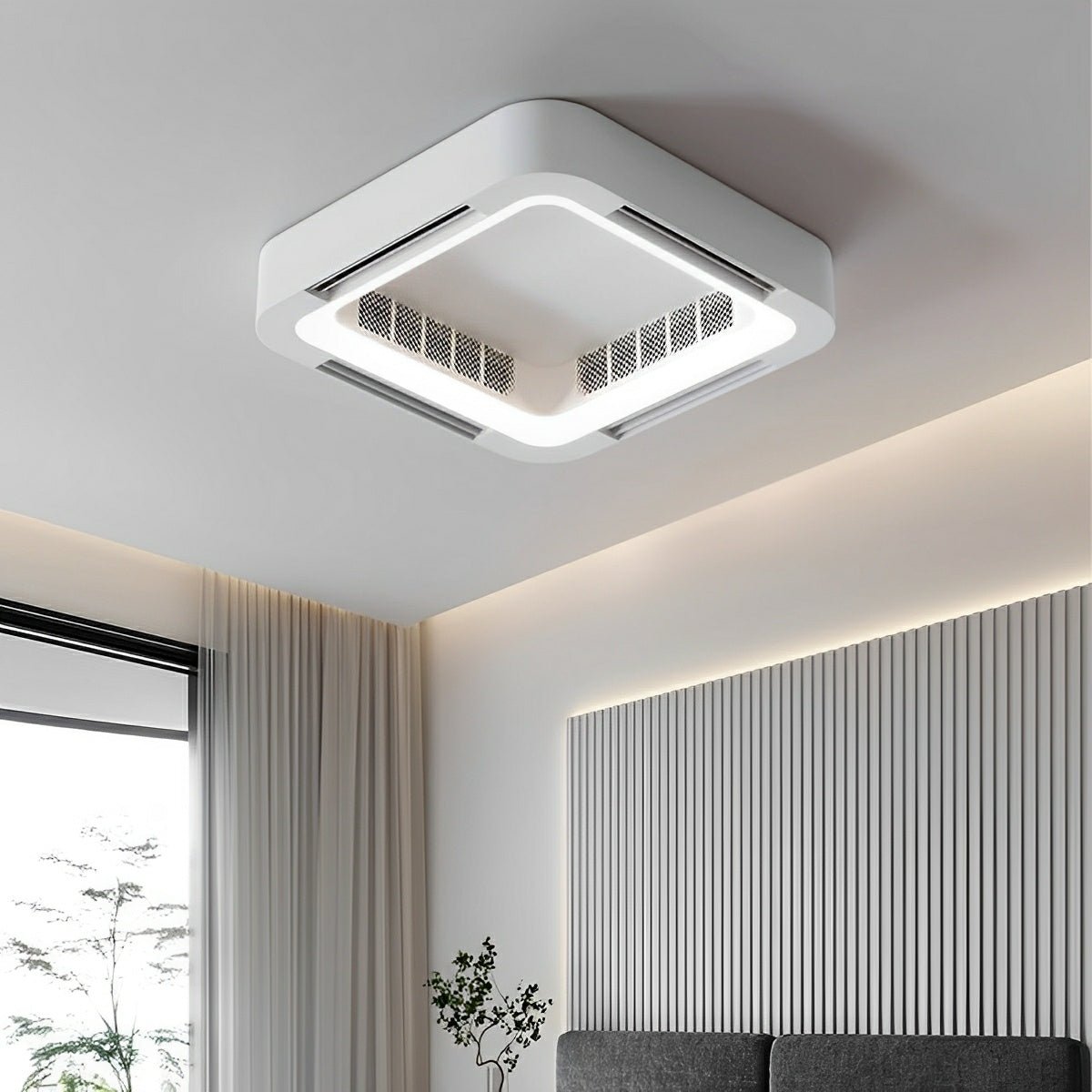 Lumi Nowoczesna Lampa Sufitowa LED | Ultracienka, 4500 lm, Regulacja Barwy Światła 1