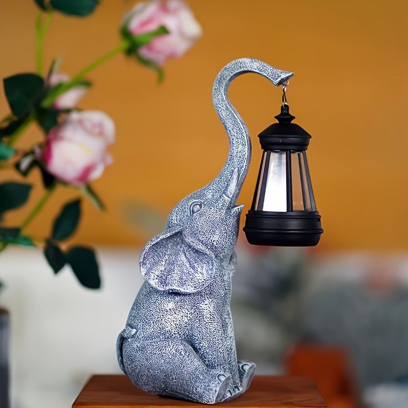 LumiaLuxe Lampa Ogrodowa | LED, Energooszczędna, Kształt Słonia 3