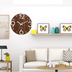 Luminous Wall Clock Zegar Ścienny | Cichy Kwarcowy, Drewniany, Podświetlane Wskazówki 5