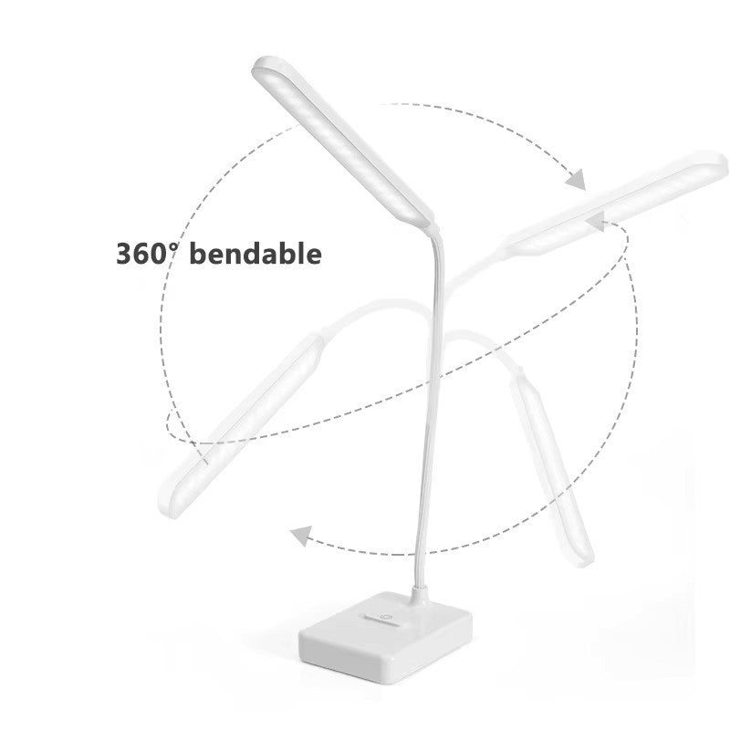 LumoFlex Lampka Biurkowa LED | Elastyczne Ramię, Regulowane Światło 7