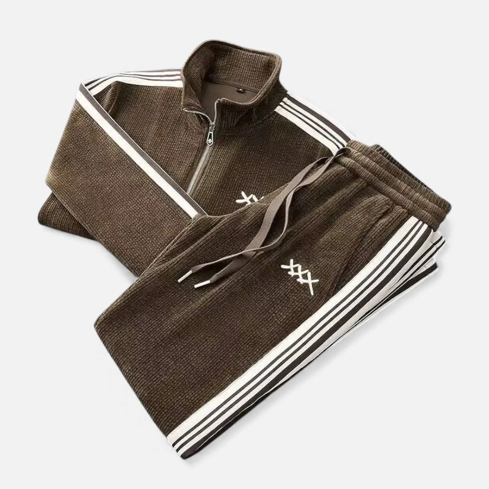 Marek Męski Dres Adidas | Miękka Mieszanka Poliestru, Stylowy Komplet Dresowy 1