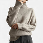Mika Women's Sweater | Soft Knit with Turtleneck, Casual Stylish 1