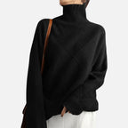 Mika Women's Sweater | Soft Knit with Turtleneck, Casual Stylish 2