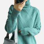 Mika Women's Sweater | Soft Knit with Turtleneck, Casual Stylish 3