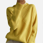 Mika Women's Sweater | Soft Knit with Turtleneck, Casual Stylish 5