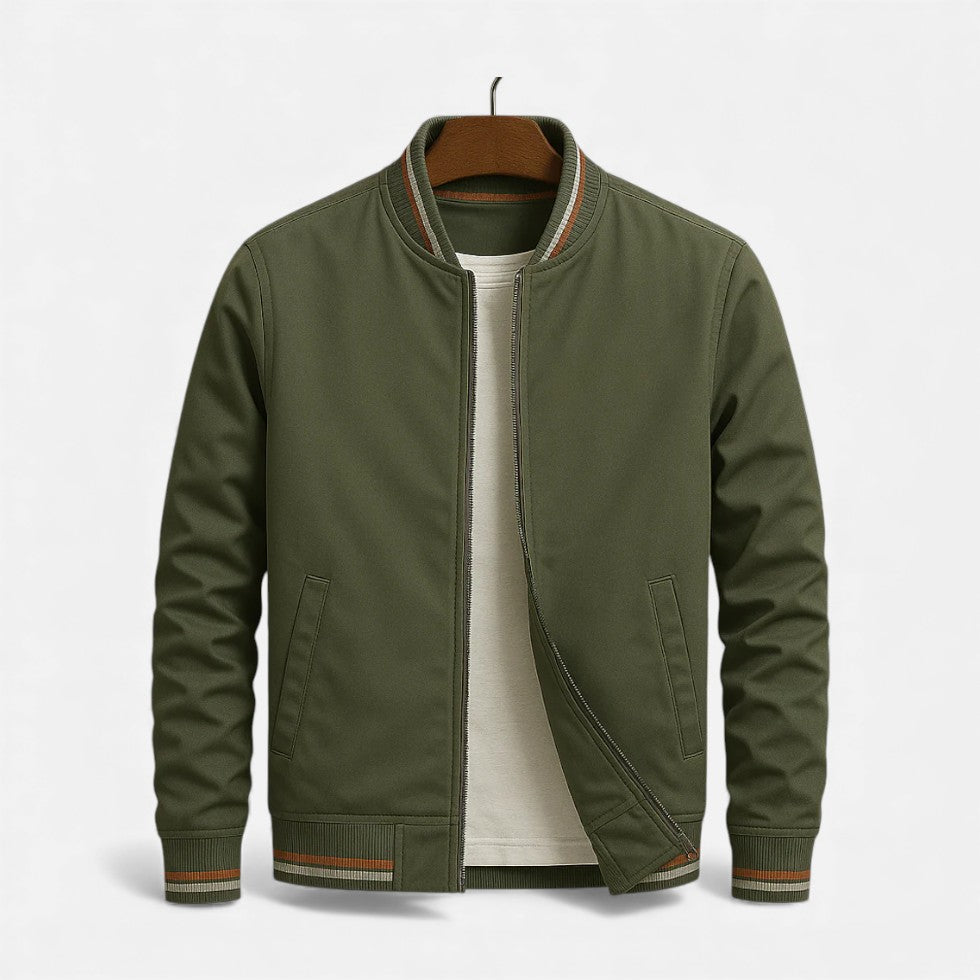 Miko Men's Bomber Jacket | Lightweight Polyester, Sporty Style 2