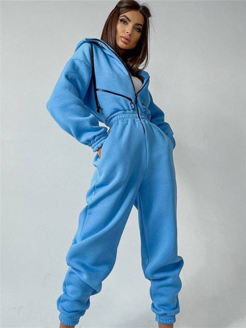 Mila Women's Jumpsuit | Cotton and Polyester, Comfortable with Hood 0