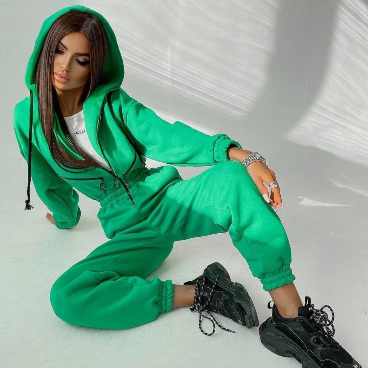 Mila Women's Jumpsuit | Cotton and Polyester, Comfortable with Hood 2