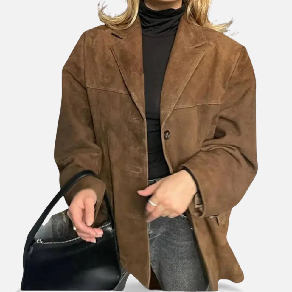 Mira Damska Marynarka Oversize | Miękka Tkanina, Elegancka 0