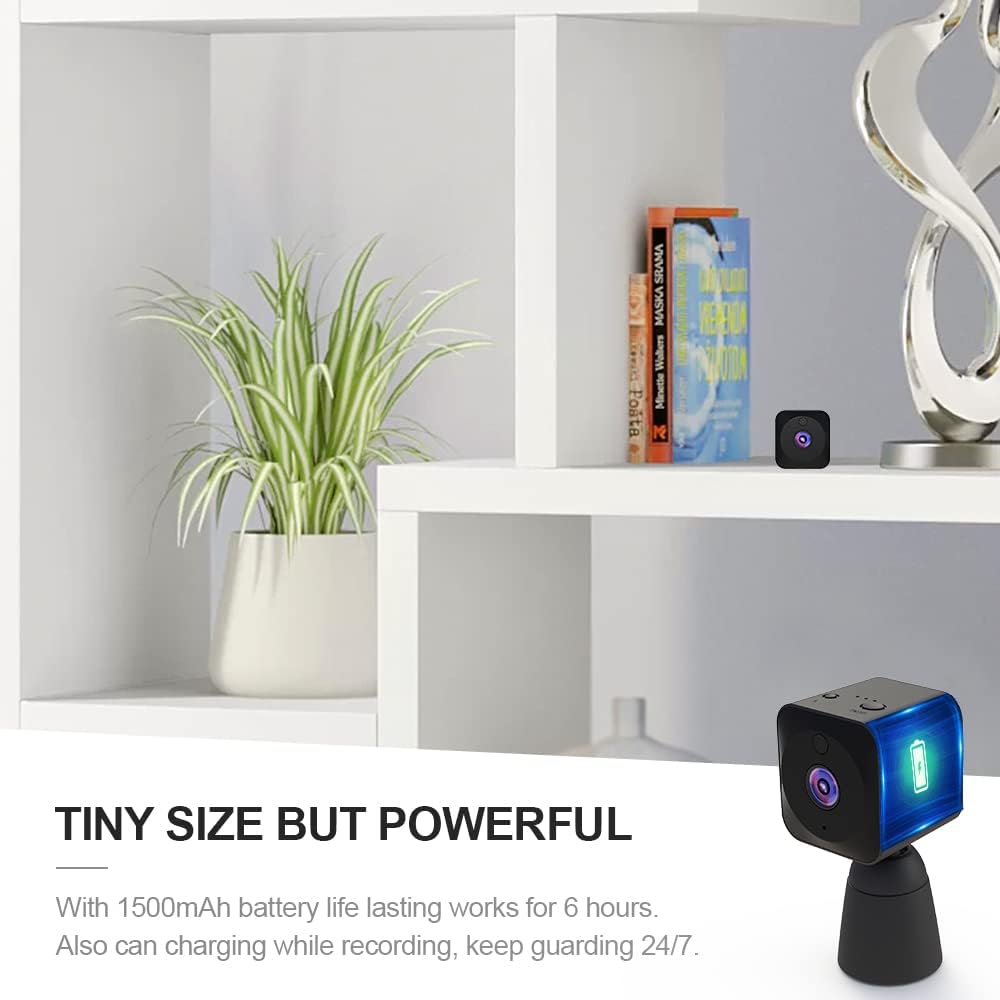 Mira Mini Kamera Bezpieczeństwa | 4K WiFi, Kompaktowa Nocna Monitoring 5