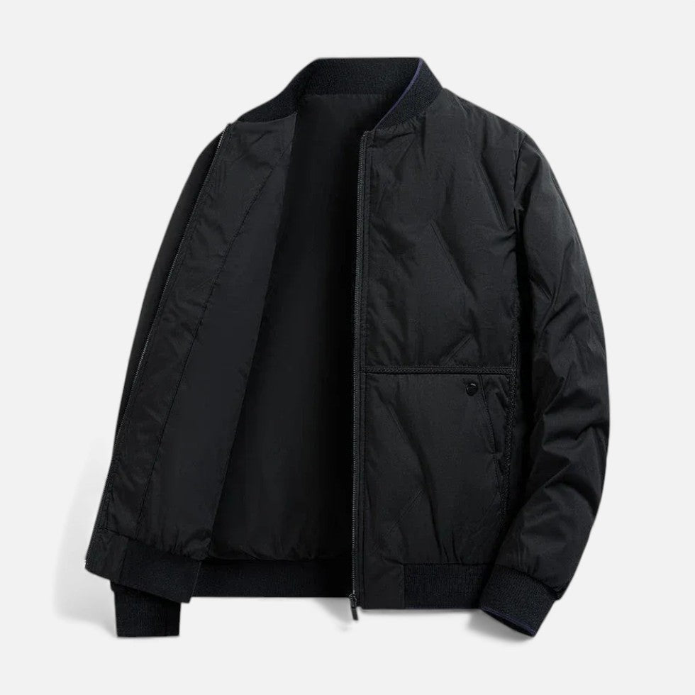 Mocny Męski Kurtka Bomber | Lekka Podszewka, Casual 0