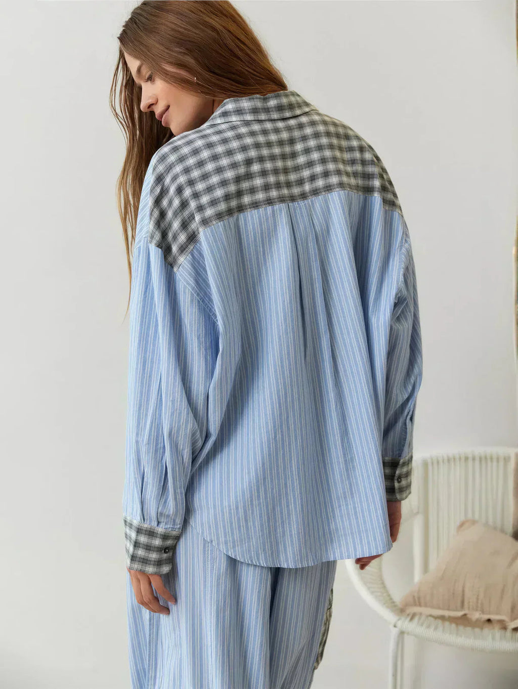 Natalia Women's Set | Classic Check Two-Piece Suit, Casual 5