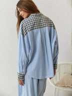 Natalia Women's Set | Classic Check Two-Piece Suit, Casual 5