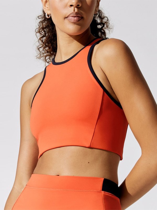 Nova Women's Sport Bra | Racerback Design, Breathable Orange 1
