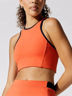 Nova Women's Sport Bra | Racerback Design, Breathable Orange 1