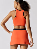 Nova Women's Sport Bra | Racerback Design, Breathable Orange 2