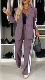 Nowoczesne Damskie Athleisure | Wygodny Zestaw z Paskami 7