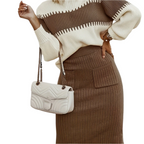 Nowoczesne Kobiety Dzianinowy Komplet | Miękka Dzianina, Casual Chic 9