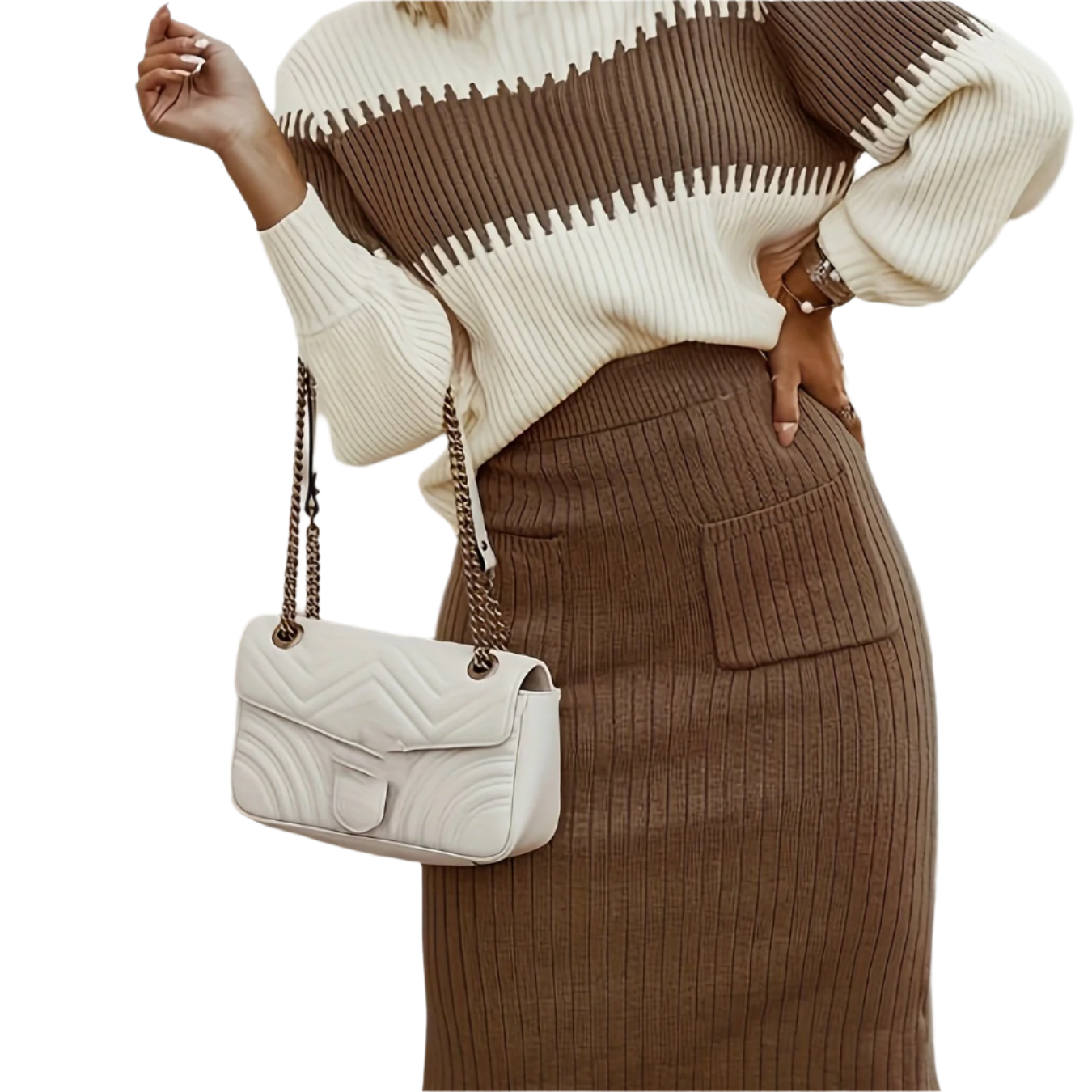 Nowoczesne Kobiety Dzianinowy Komplet | Miękka Dzianina, Casual Chic 9