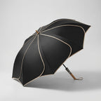 Patricia Parasol Damski | Kwiatowy Motyw, Drewniany Uchwyt, Ochrona UV 8
