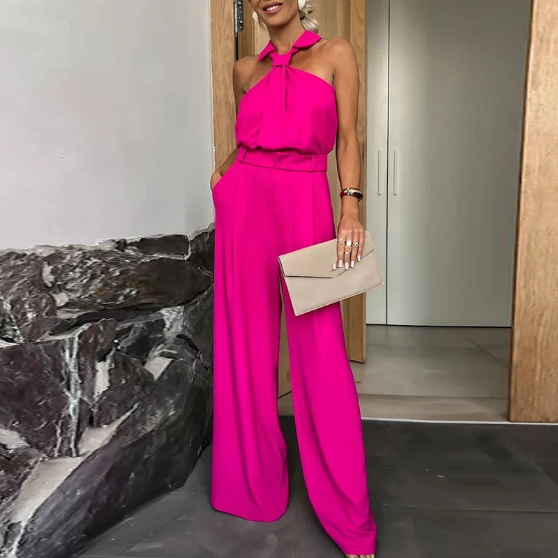 Patrishia Women's Jumpsuit | High-Quality Fabric, Off-Shoulder Elegance 0