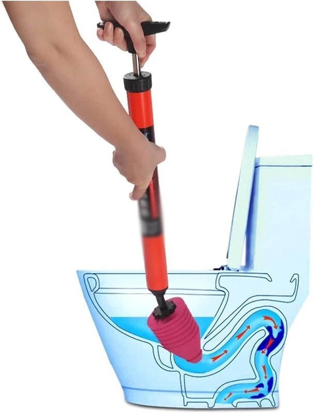Pavo Odblokowywacz Toalet | Silne Ssanie, Ergonomiczny Uchwyt 0