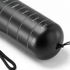 PillTower Organizer na Tabletki | Aluminiowy, 7 Przegródek, Przenośny 3