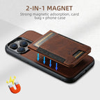 Primo Etui na Telefon | Skórzane, Kompatybilne z MagSafe, Miejsce na Karty, iPhone 12/13 4