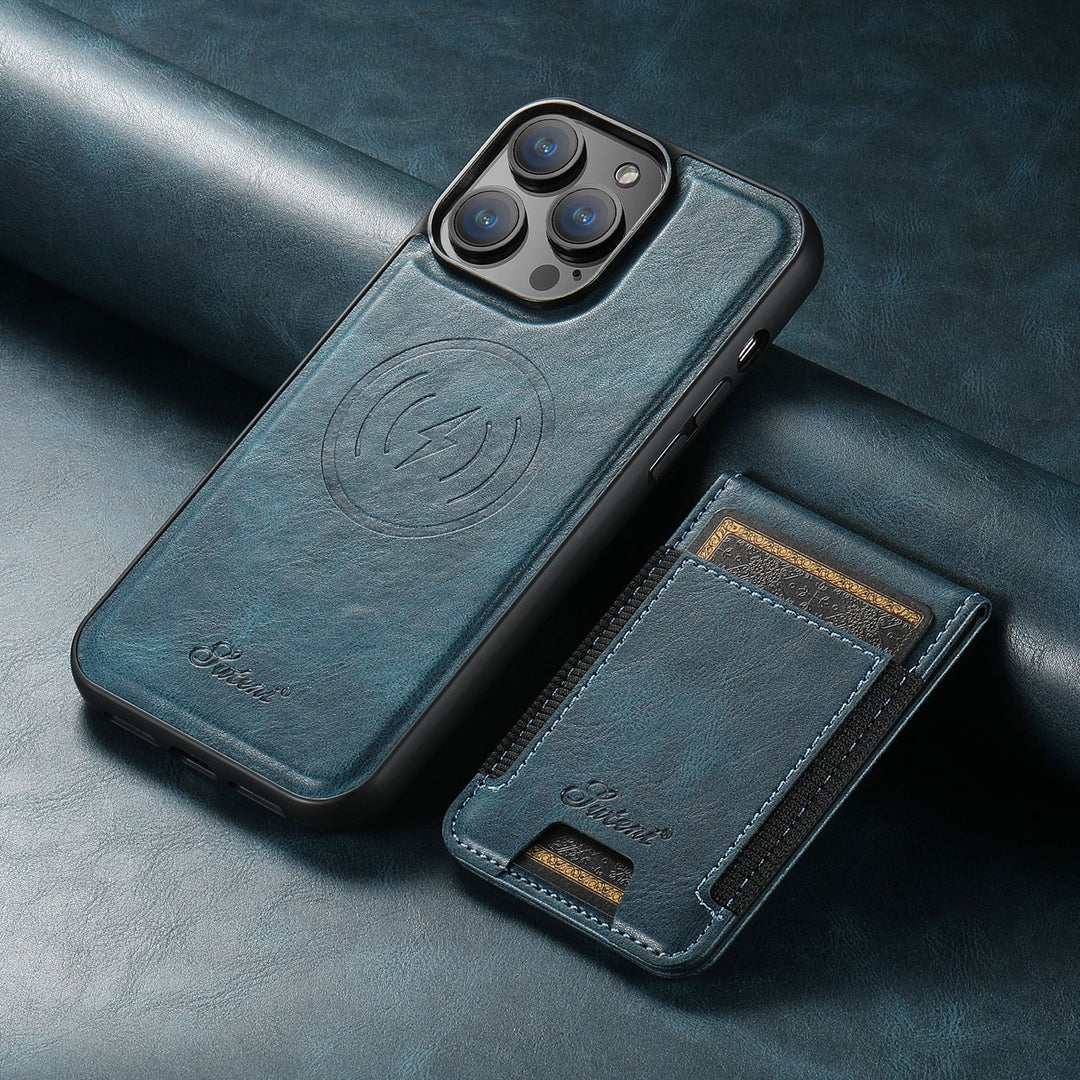 Primo Etui na Telefon | Skórzane, Kompatybilne z MagSafe, Miejsce na Karty, iPhone 12/13 5