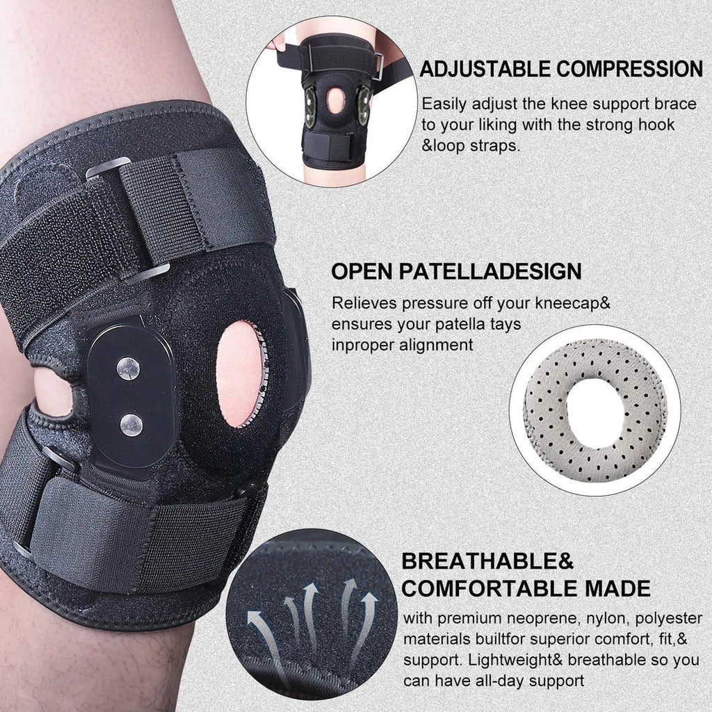 QuikGuard Orteza Kolana | Regulowana, Zawiasowa Stabilizacja 3