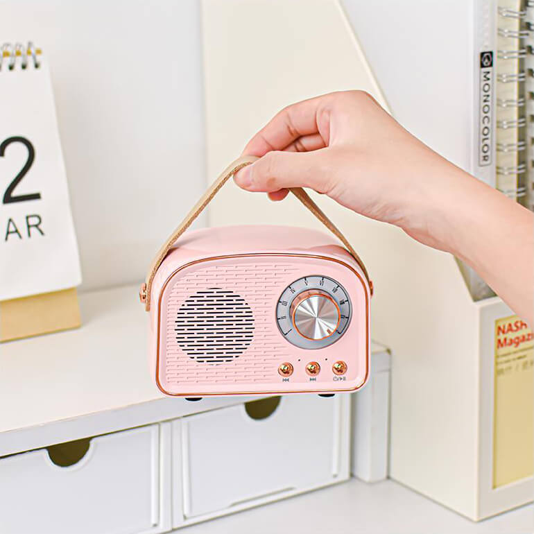 Reno Głośnik Bluetooth Retro | Przenośny Design z Radiem FM 3