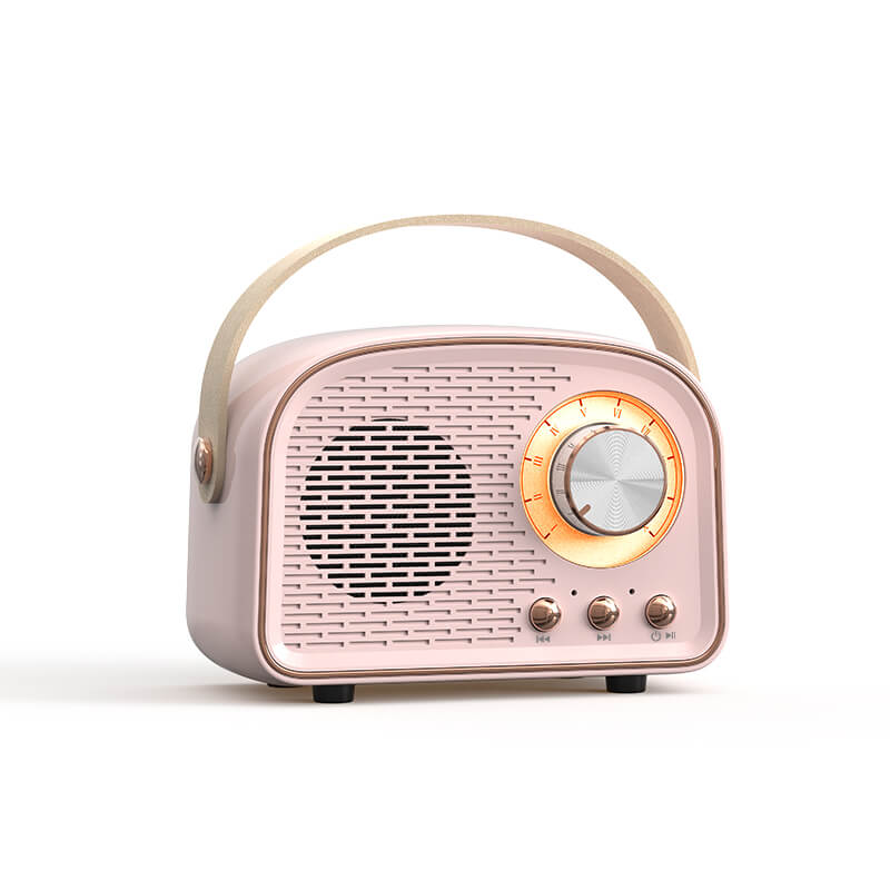 Reno Głośnik Bluetooth Retro | Przenośny Design z Radiem FM 9