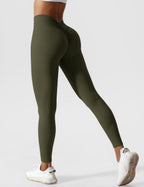 Selina Damskie Legginsy Sportowe | Wysoki Stan, Push Up, Bezszwowe, Oddychające 15