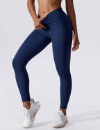 Selina Damskie Legginsy Sportowe | Wysoki Stan, Push Up, Bezszwowe, Oddychające 7