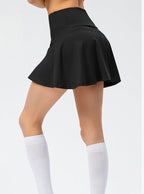 Sienna Women's Sportowa Spódnica | Wysoki Pas, Zintegrowane Spodenki 1