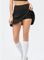 Sienna Women's Sportowa Spódnica | Wysoki Pas, Zintegrowane Spodenki 2