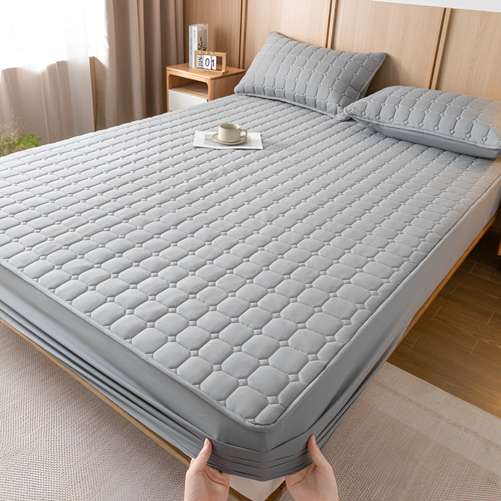 SleepPro Prześcieradło z Nakładką | Miękkie, Oddychające, Dopasowane 0