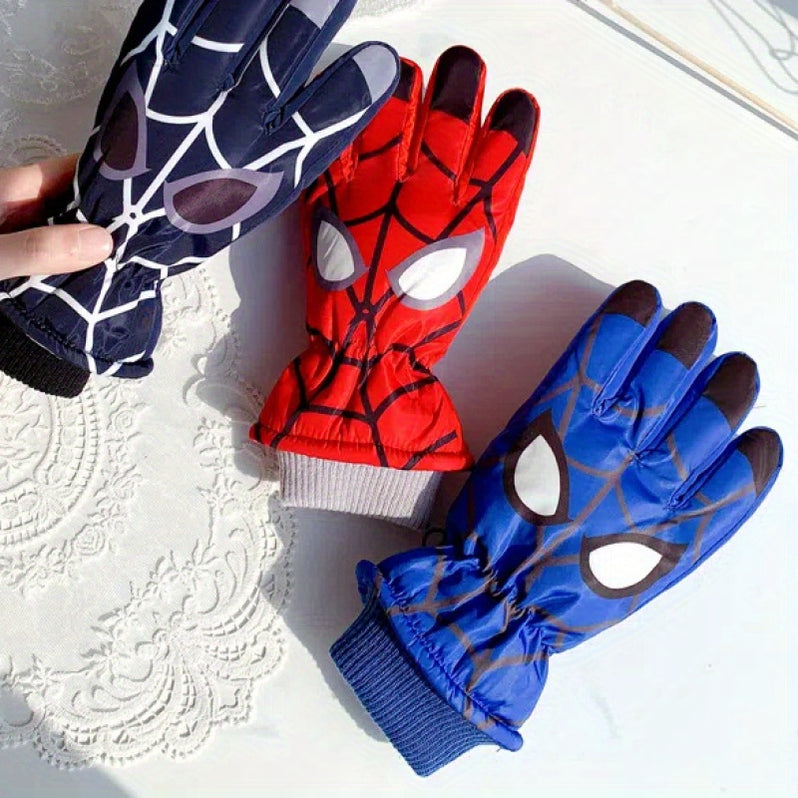 SpiderShield Rękawiczki Zimowe | Wiatroszczelne, Ciepłe, Antypoślizgowe 2