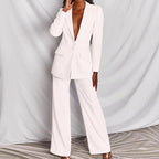 Stylowy Komplet Damski | Elegancka Marynarka i Spodnie 3