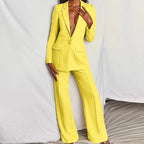 Stylowy Komplet Damski | Elegancka Marynarka i Spodnie 4