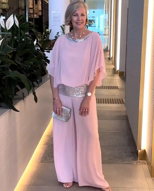 Stylowy Zestaw Dwuczęściowy | Elegancka Bluzka i Spodnie z Szerokimi Nogawkami 3