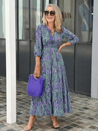 Sukienka Damska Boho | Przewiewny Kwiatowy Fason, Letnia Elegancja 3