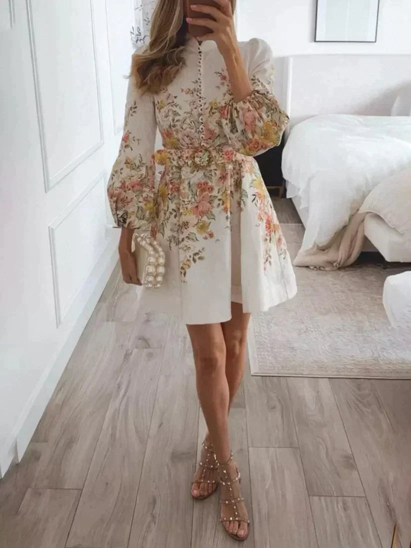 Sukienka Damska Mini | Elegancki Design z Guzikami, Letnia Moda 0