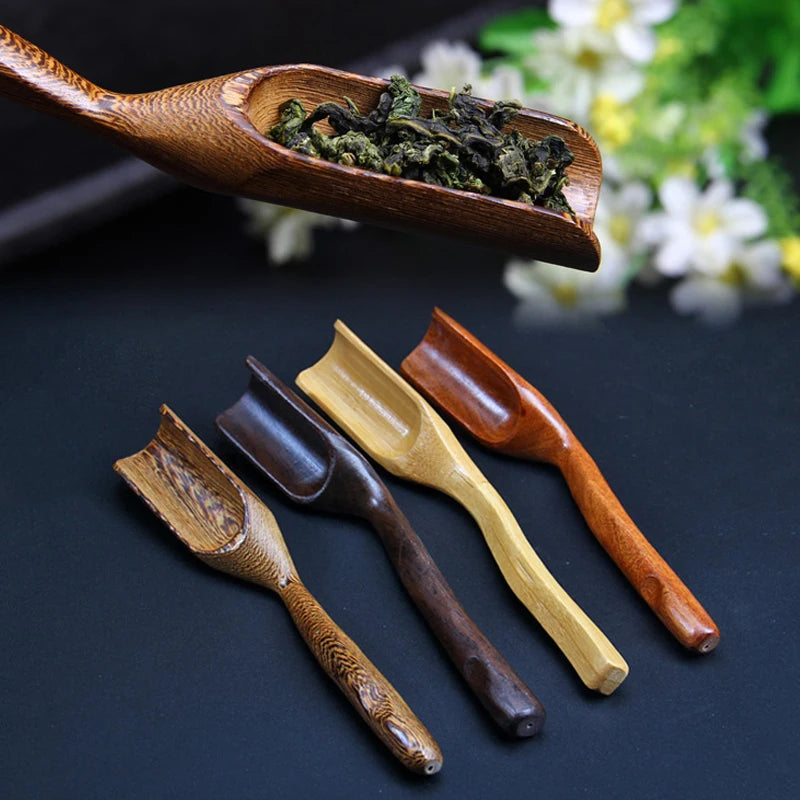 TeaWood Retro Łyżki Drewniane | Zestaw 4 sztuk, Ekologiczne Drewno 6