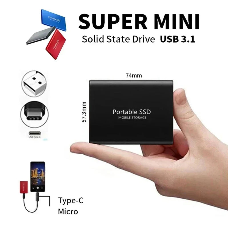 TechMaster SSD | Superszybka zewnętrzna pamięć 256 GB USB-C 2